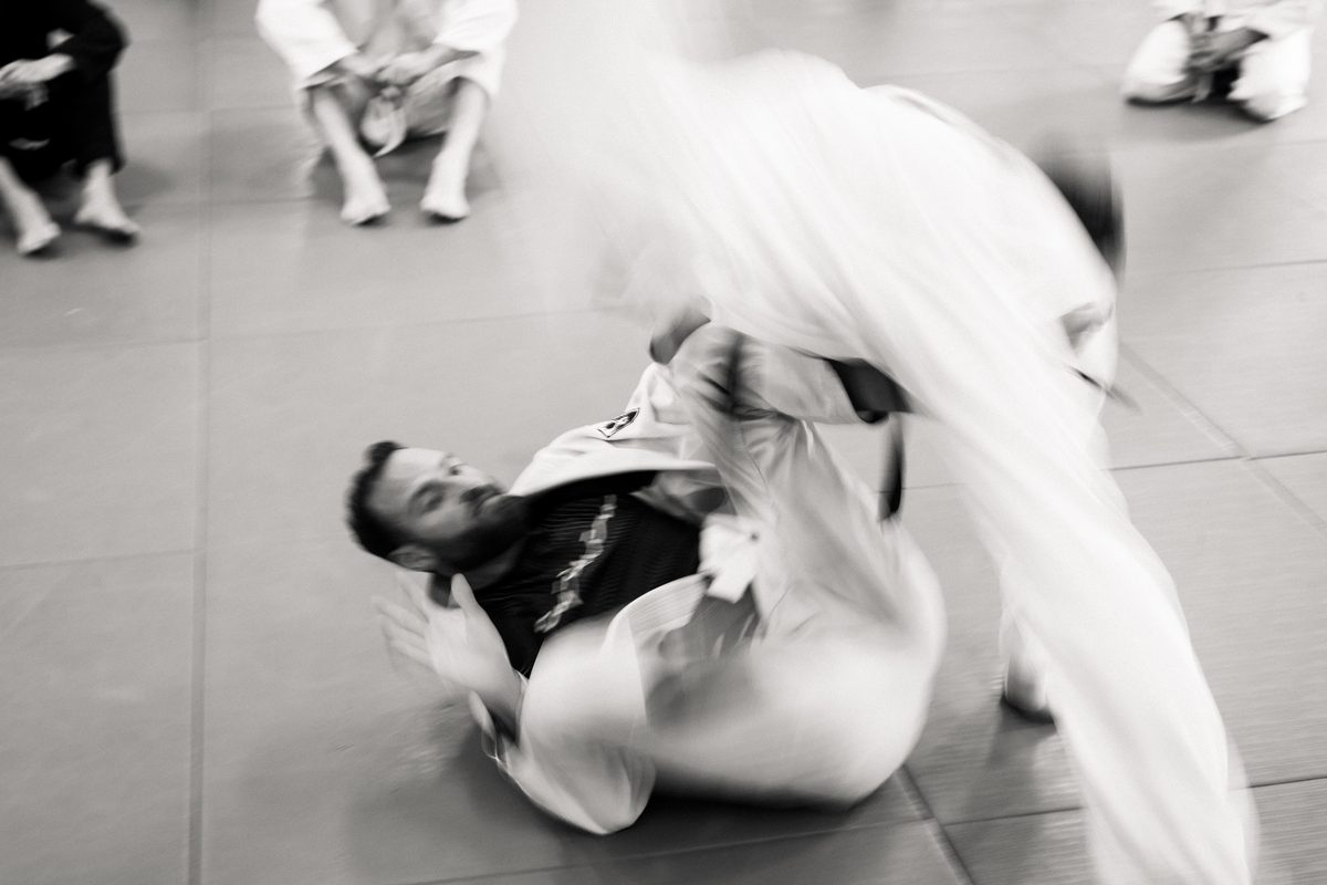 BJJ-Training im Zanshin Dojo Hamburg, Sportfotografie von Leon Farrenkopf